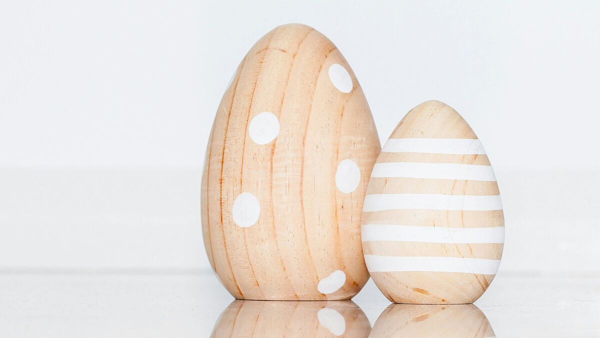 Tierfreundliche Ostern: Holz-Ei
