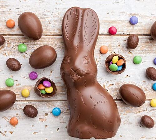 Was man aus zu viel Osterschoggi zaubern kann