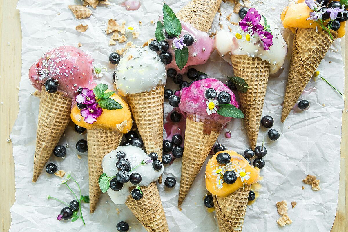 Selbstgemachtes Eis