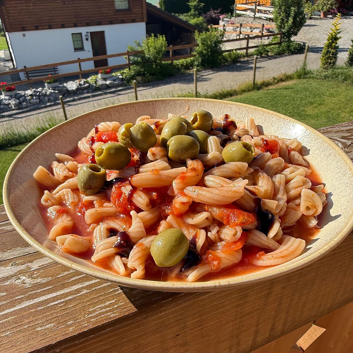 Pasta mit Oliven