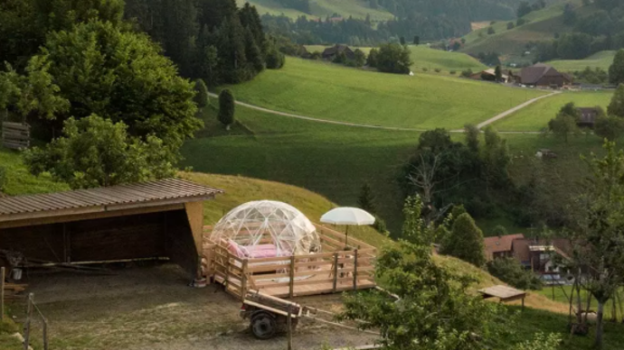 Eine Nacht in einer Bubble-Suite?